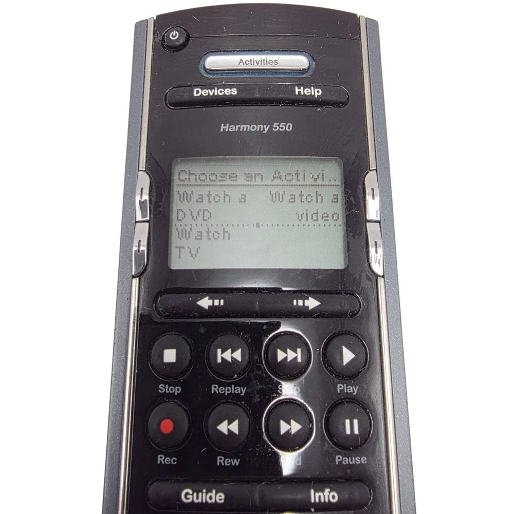 Logitech Harmony 550 Universal Remote Control Multi-Device IR Programmable READ